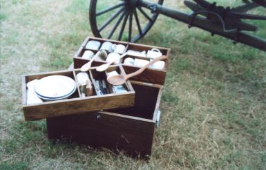 19th Century Picnic Basket!